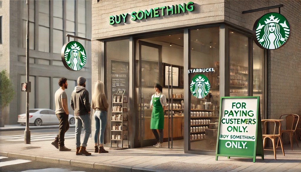 Is financial pressure ending Starbucks’ open-door policy?